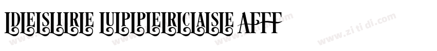 desire uppercase 1字体转换